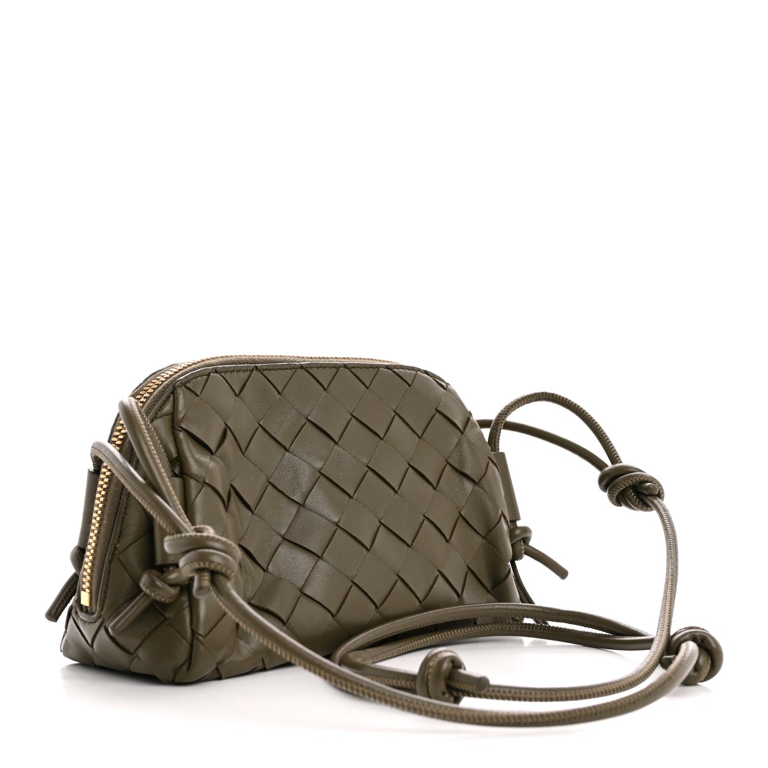 Bottega Veneta Nappa Intrecciato Concert Pouch Cypress 3 of 12