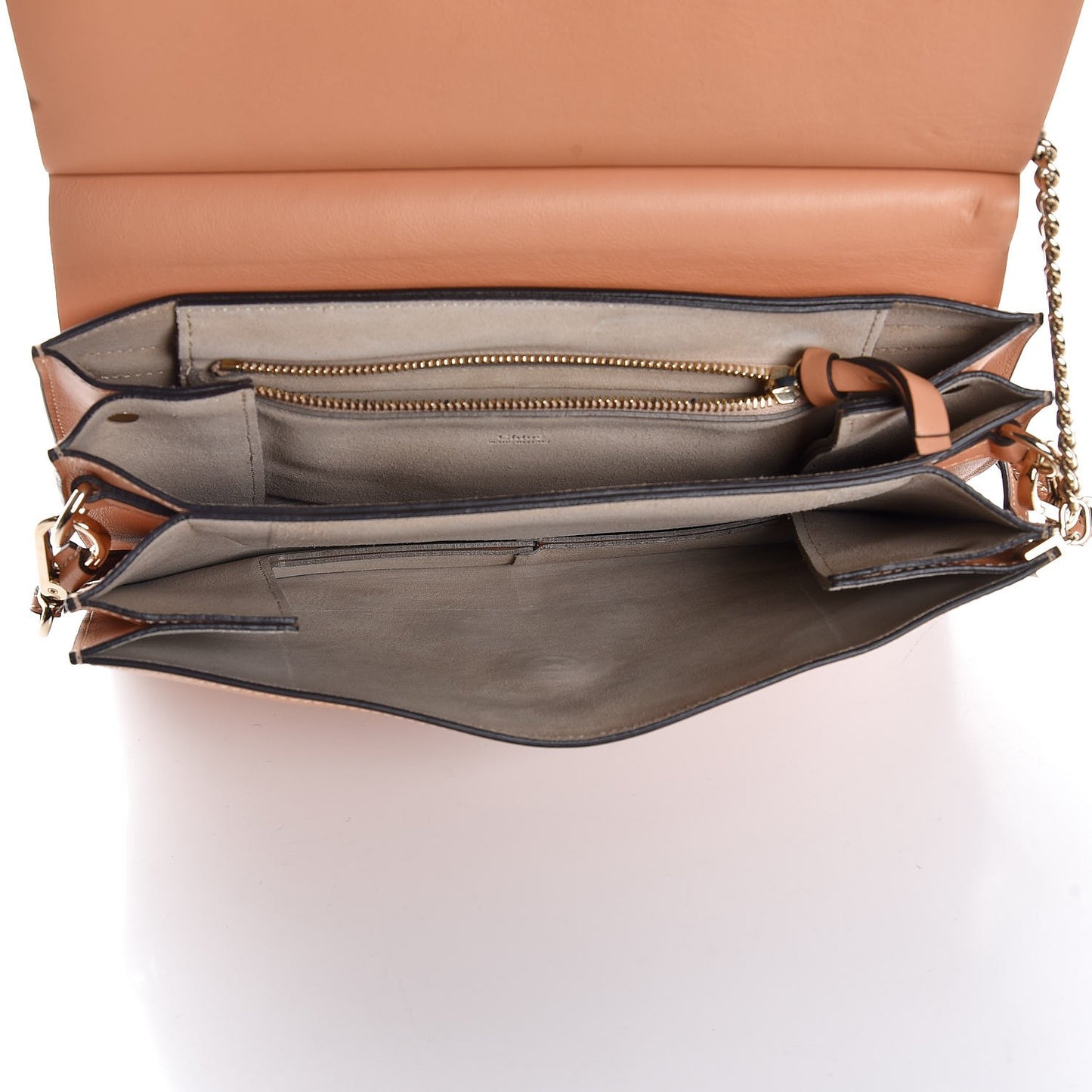 Suede Medium Faye Shoulder Bag Blushy Pink