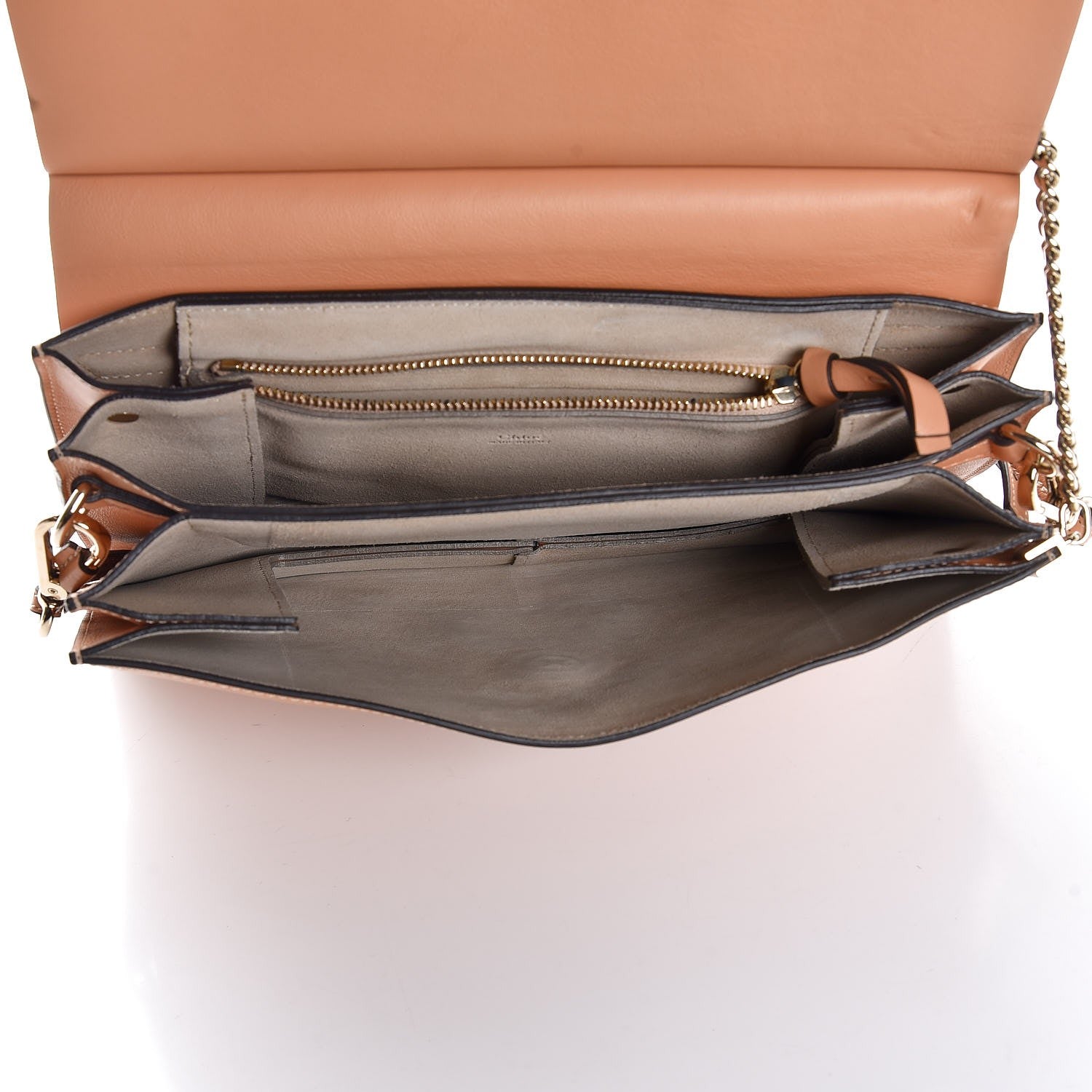 Chloe Suede Medium Faye Shoulder Bag Blushy Pink 5 of 8