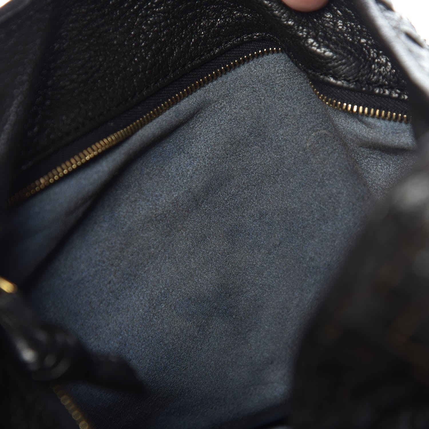 Bottega Veneta Nappa Intrecciato Shoulder Bag Black 9 of 17