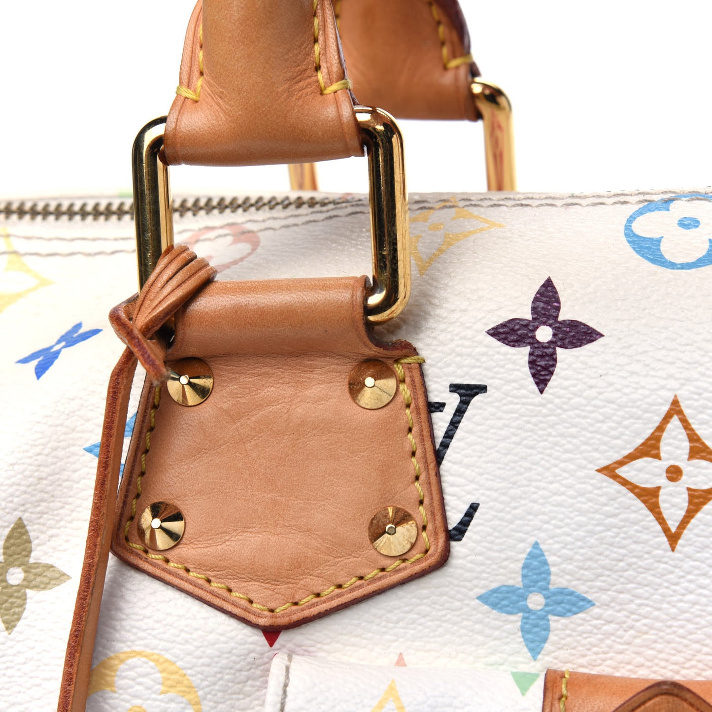 Monogram Multicolor Speedy 30 White