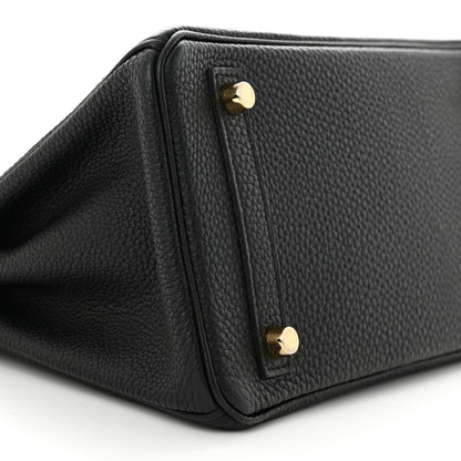 Hermes Togo Birkin 25 Black 9 of 10