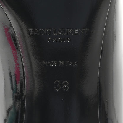 Saint Laurent Patent Calfskin Zoe 85 Pump 38 Black 7 of 10