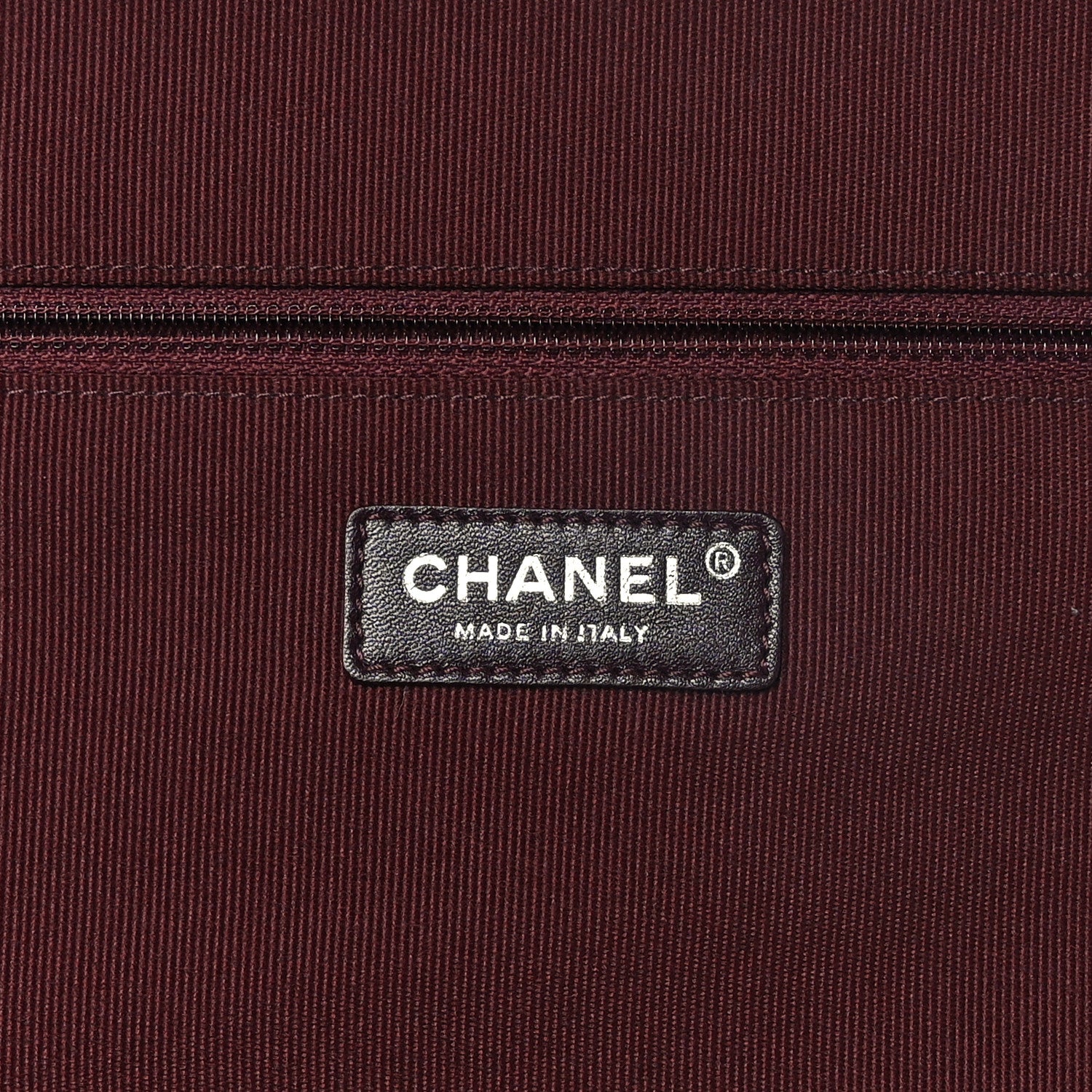 Chanel Vinyl Calfskin Quilted Trolley Rolling Luggage Black 6 of 10