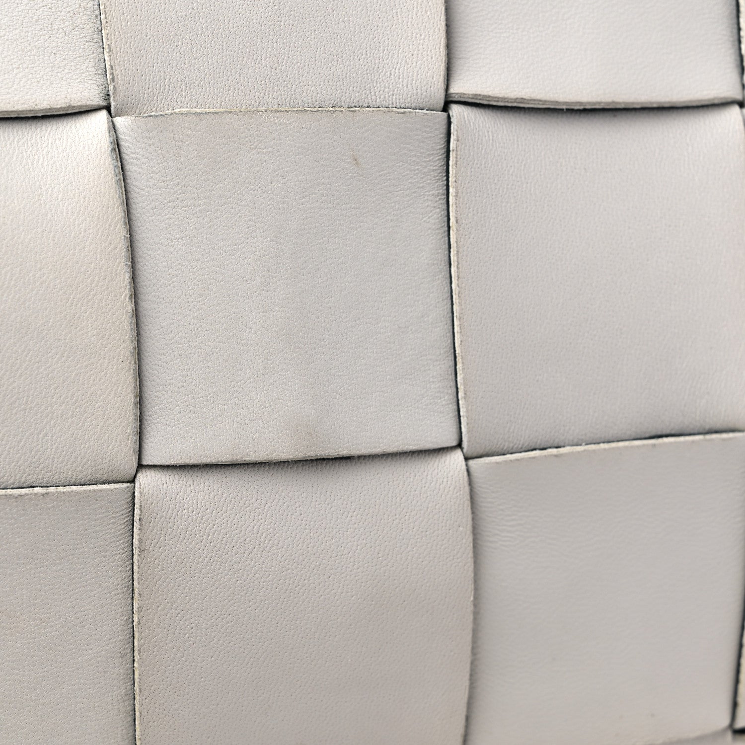 Bottega Veneta Lambskin Maxi Intrecciato Cassette Crossbody Bag White 13 of 14