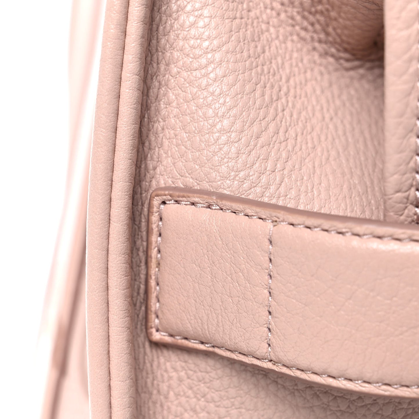 Grained Calfskin The Tote Bag Rose Dust