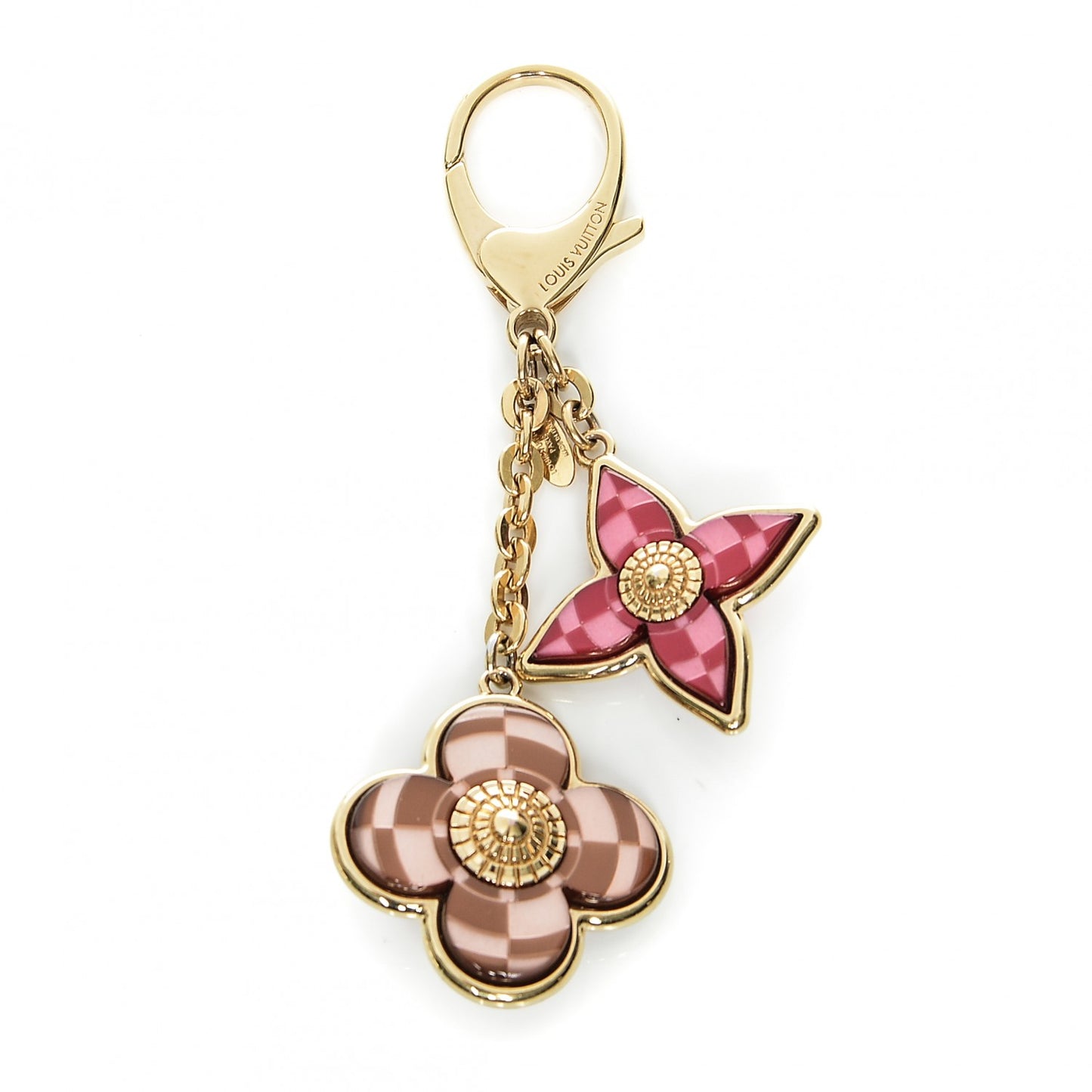 Metal Resin Mosaique Bag Charm Rouge Fauviste
