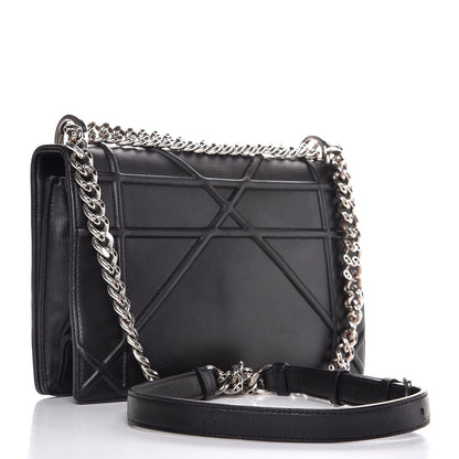 Christian Dior Lambskin Medium Diorama Flap Bag Black 3 of 10