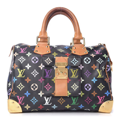 Louis Vuitton Monogram Multicolor Speedy 30 Black 1 of 8