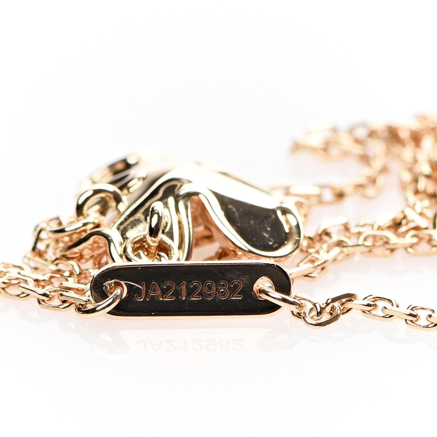 18K Yellow Gold Diamond Mini Frivole Pendant Necklace