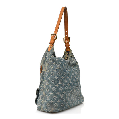 Louis Vuitton Denim Monogram Baggy GM Blue 3 of 13
