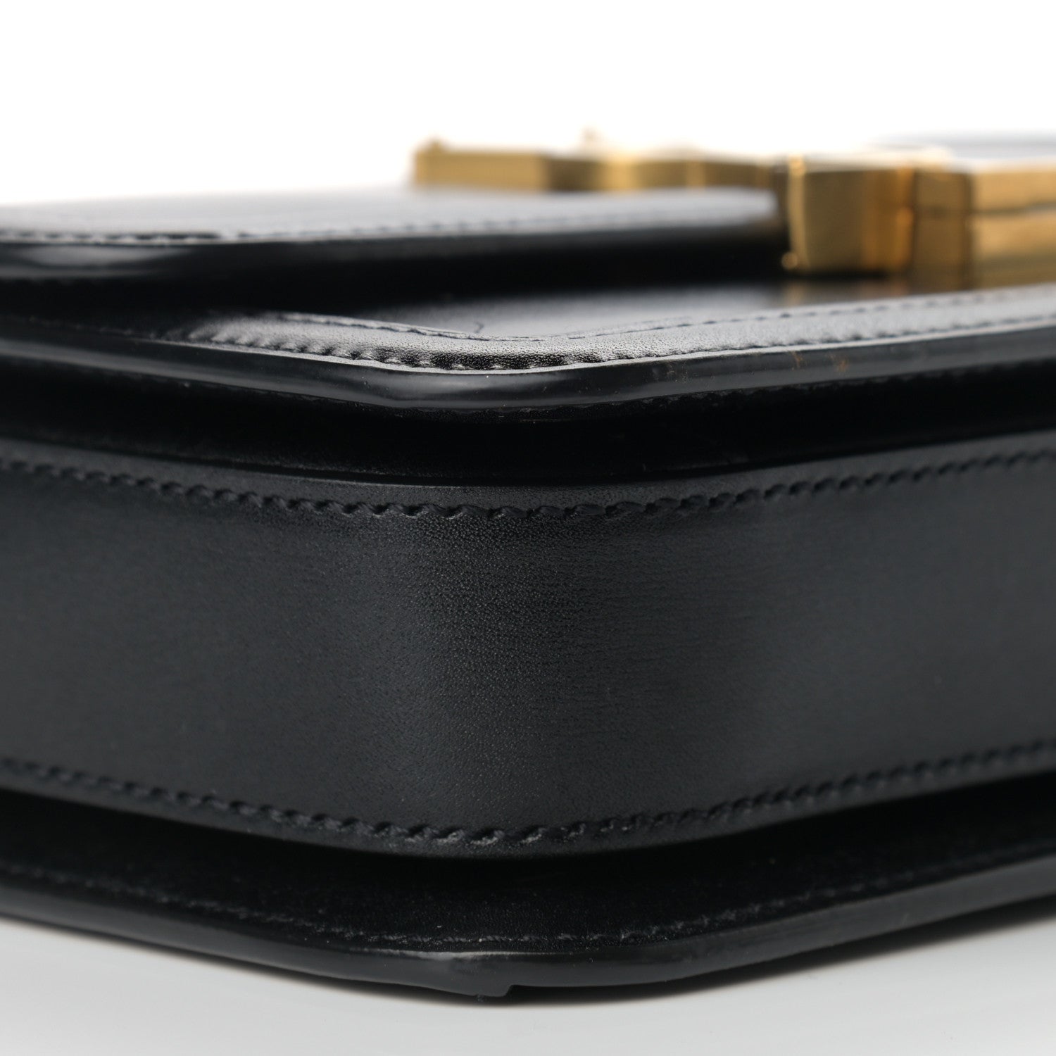 Saint Laurent Smooth Calfskin Small Solferino Satchel Black 8 of 13