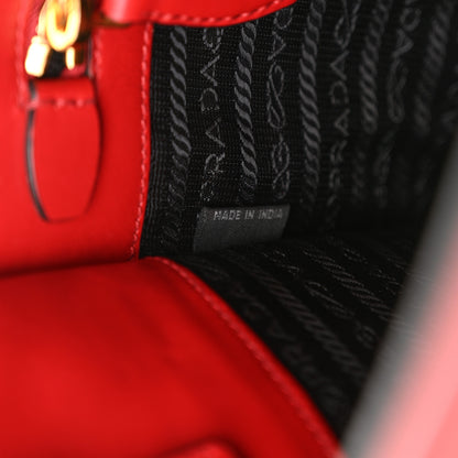Prada Saffiano Soft Calfskin Tote Fuoco 7 of 11
