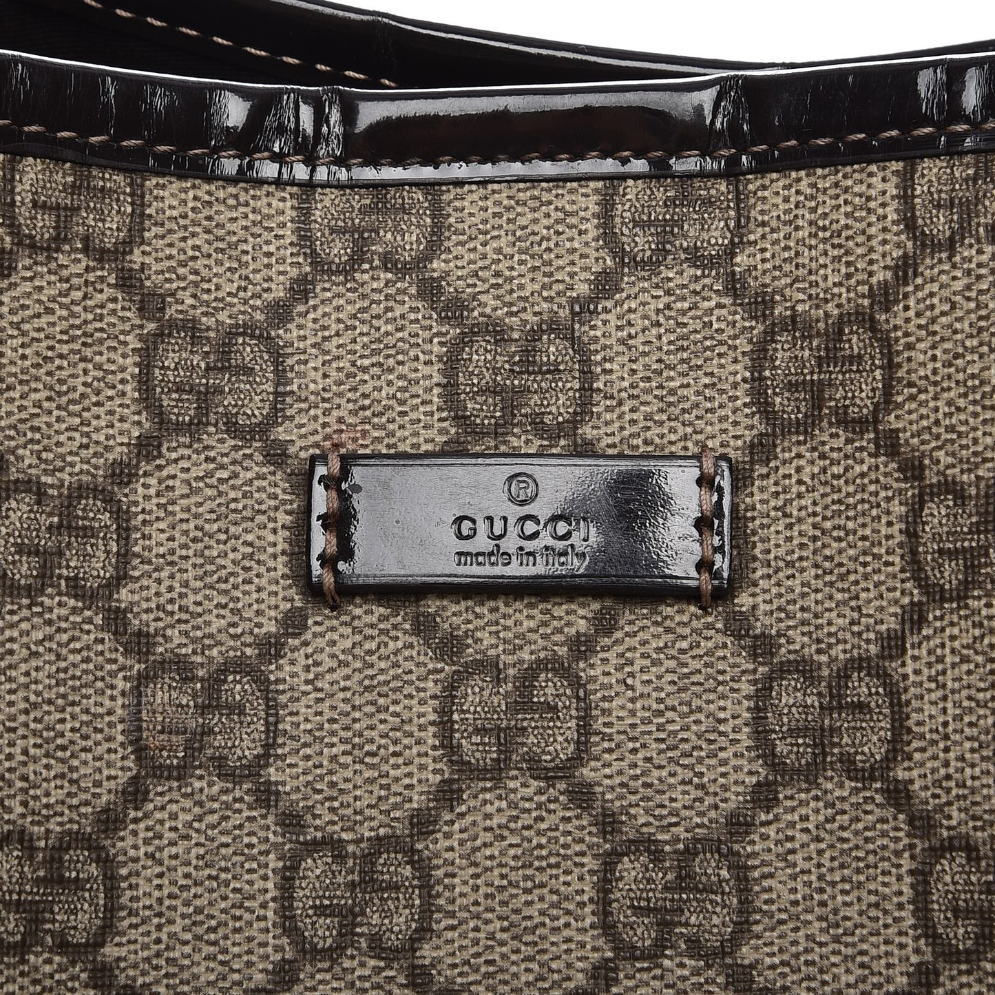 GG Plus Monogram Medium Joy Tote Dark Brown