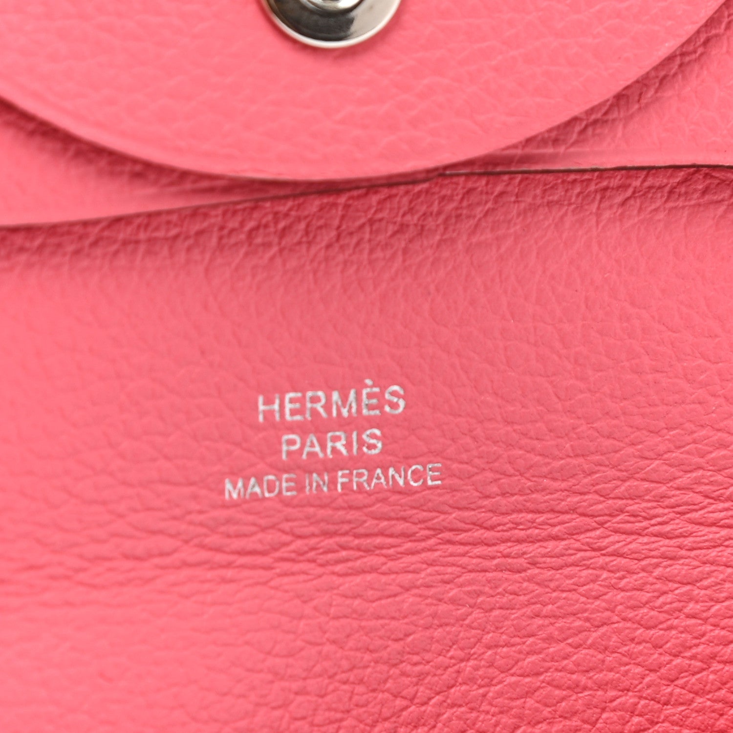 Hermes Evercolor Bastia Coin Purse Rose Azalee 6 of 7