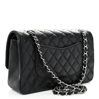 Chanel Caviar Quilted Medium Double Flap Black 3 of 12
