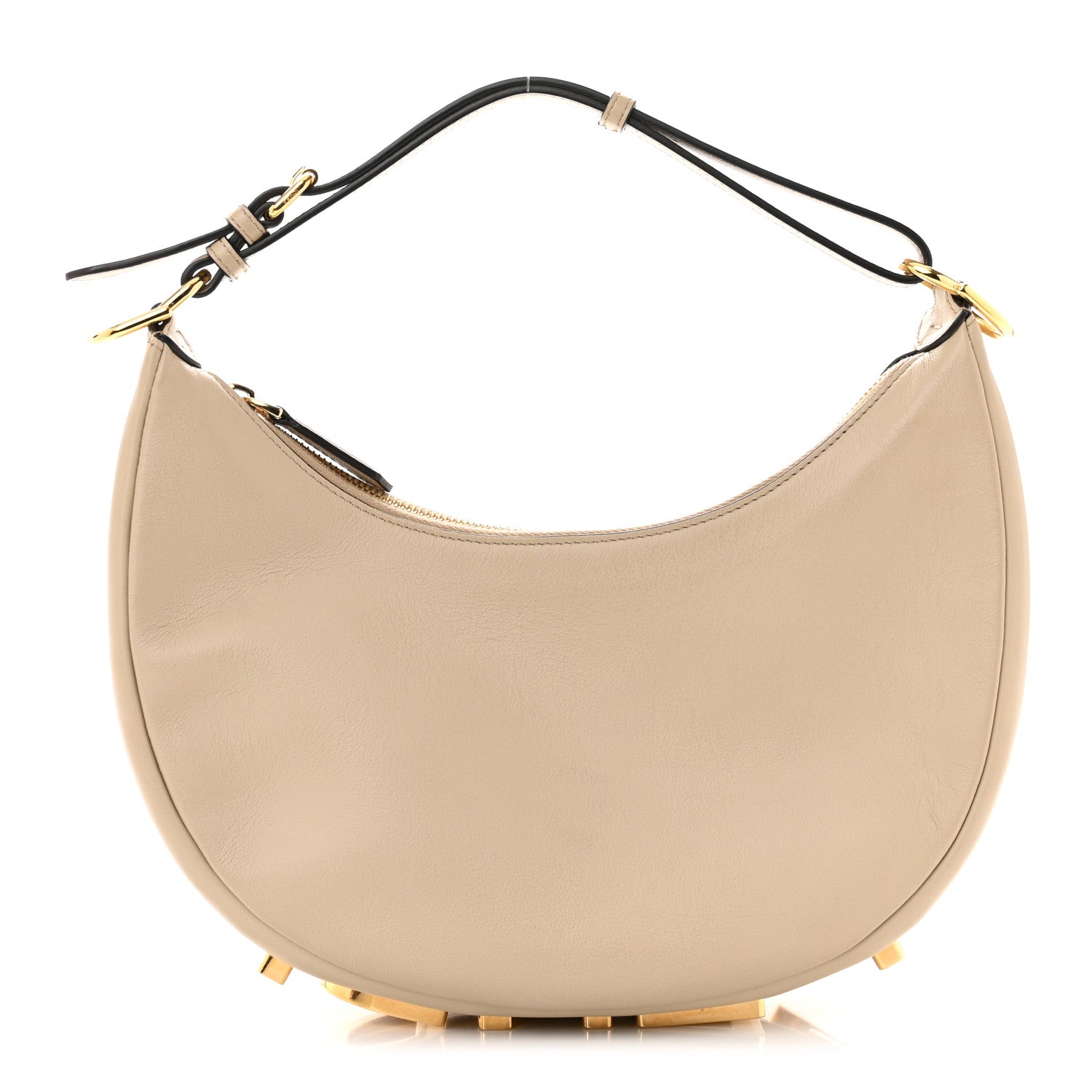 Fendi Vitello Grace Matte Small Fendigraphy Hobo Bag Nuvola 1 of 11