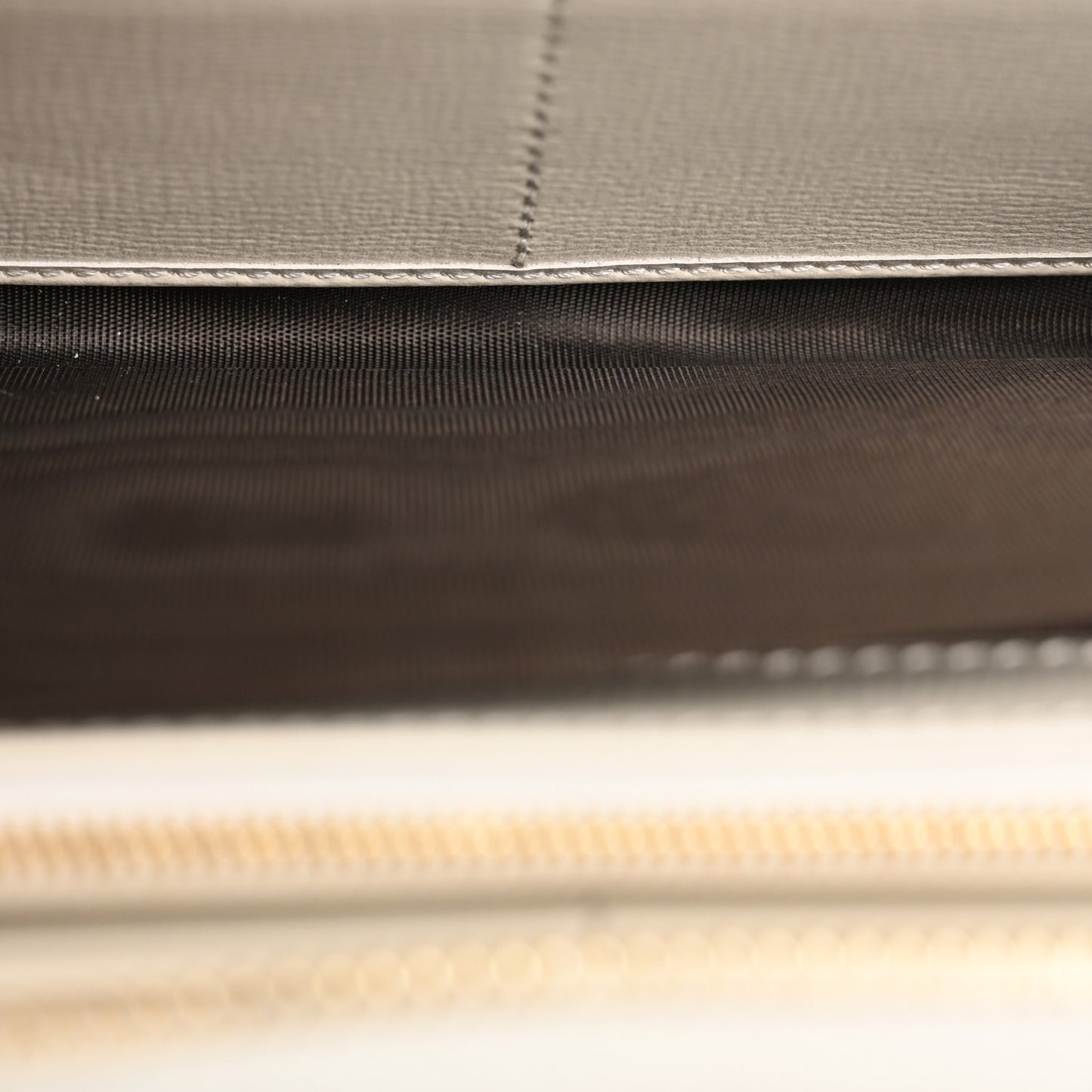 GG Supreme Monogram Azalea Calfskin Horsebit 1955 Zip Around Wallet Beige Ebony Mystic White