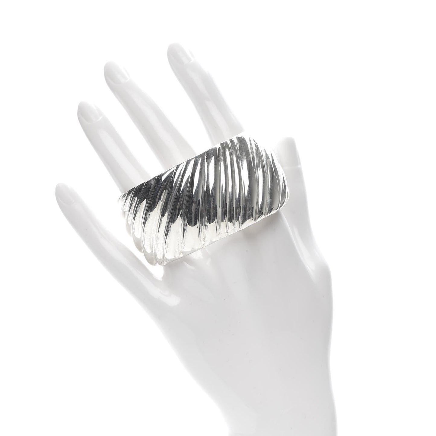 Sterling Silver Swirl Cuff Bracelet
