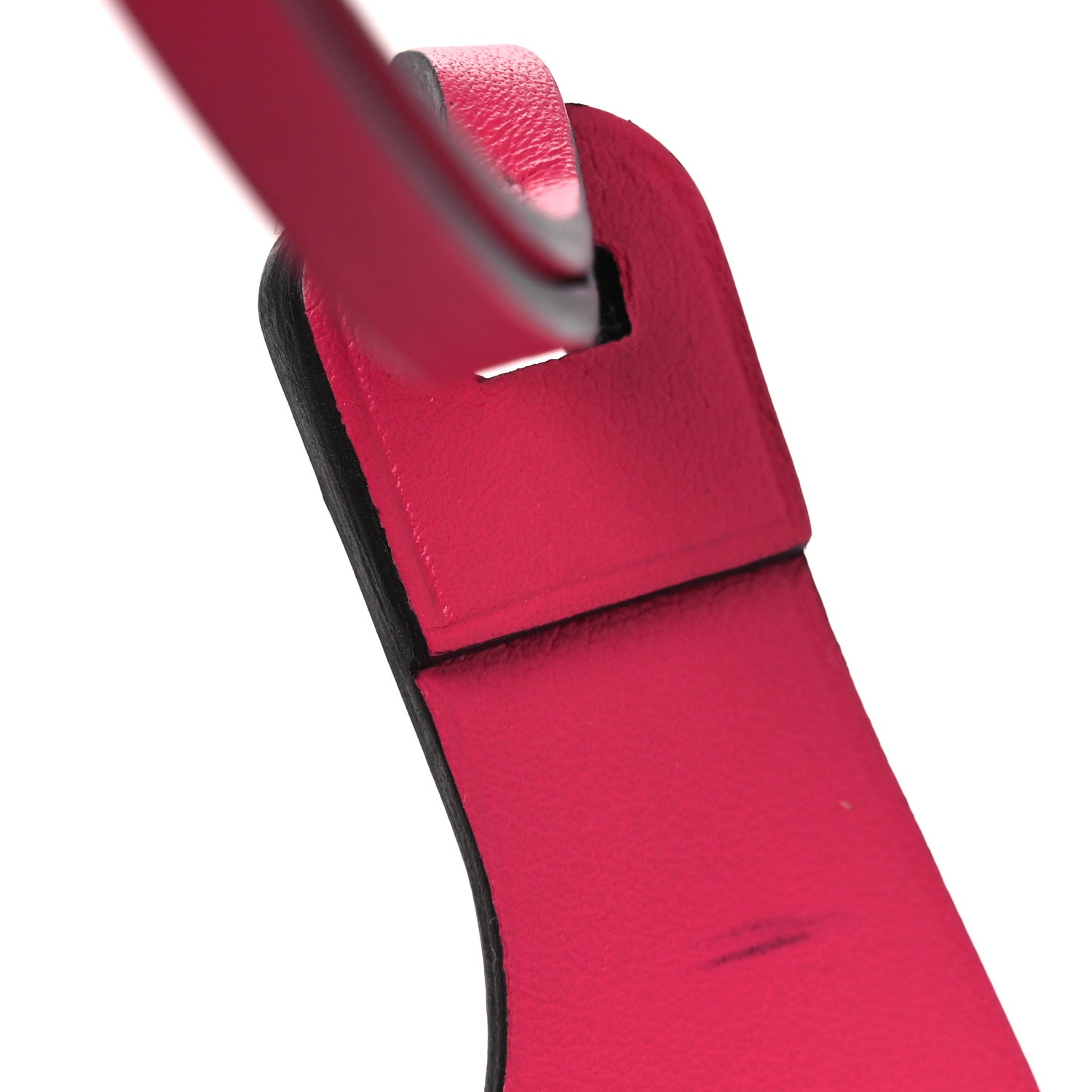 Hermes Epsom Butler Calfskin Hunter Oran Nano Bag Charm Rose Mexico 5 of 5