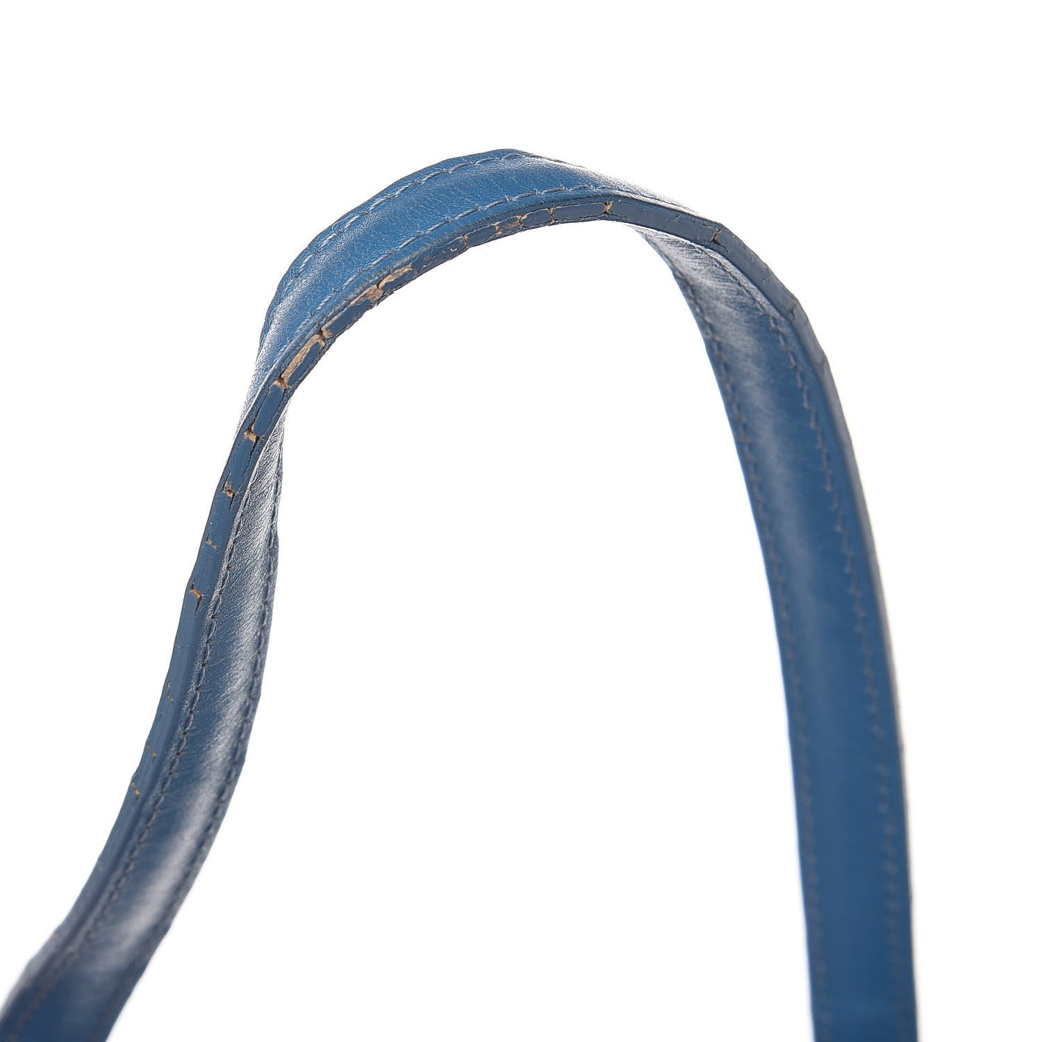 Christian Dior Coated Canvas Cannage Medium Panarea Tote Cobalt Blue 10 of 20