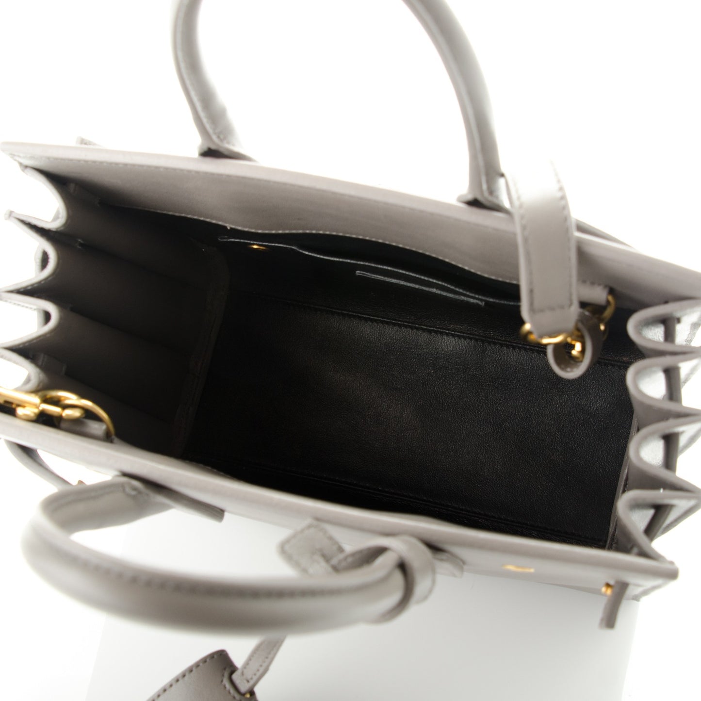 Calfskin Nano Sac De Jour Fog