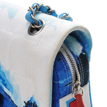 Chanel Canvas Square Quilted Surf Flap Multicolor 9 of 11
