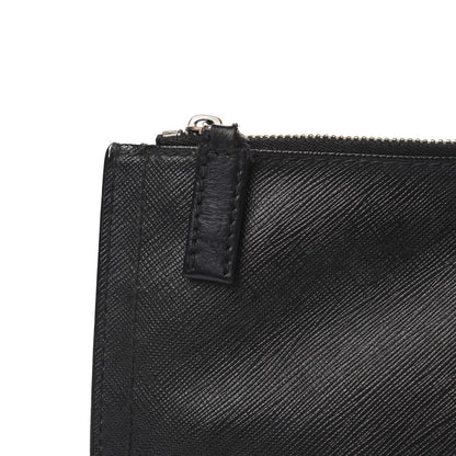 Givenchy Textured Coated Canvas Medium Antigona Shark Jaw Cosmetic Pouch Black 11 of 16