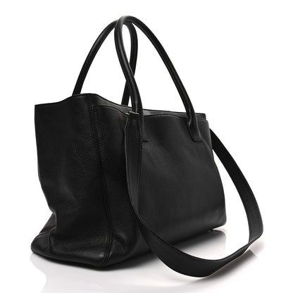 Chanel Calfskin Cerf Executive Shopper Tote Black 3 of 7