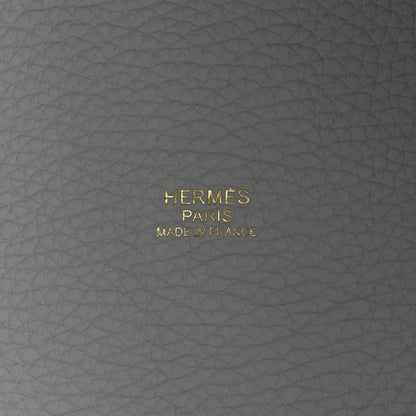Hermes Taurillon Clemence Picotin Lock 22 MM Bleu Pale 6 of 10