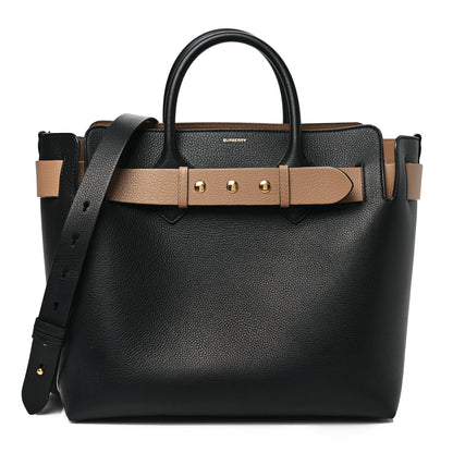 Burberry Soft Grain Calfskin Medium Belt Bag Black 1 of 8