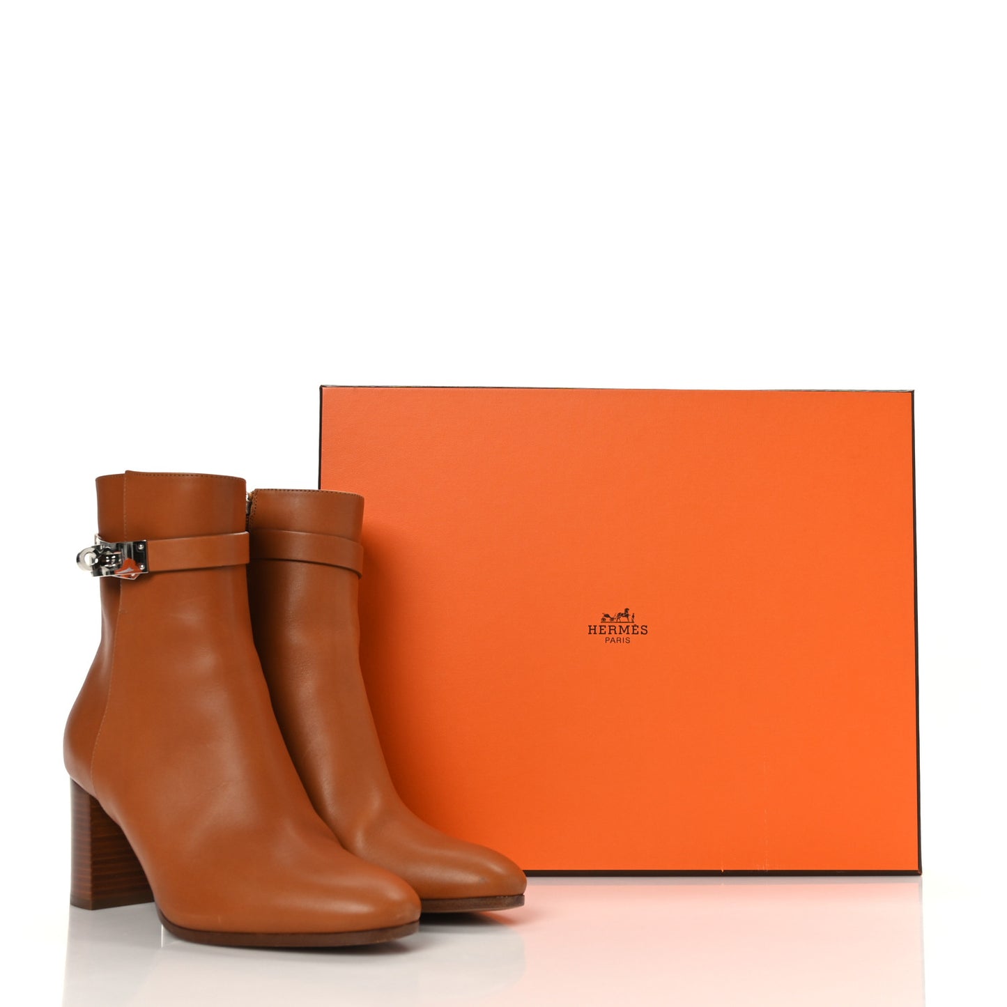 Calfskin Saint Germain Ankle Boots 37 Gold