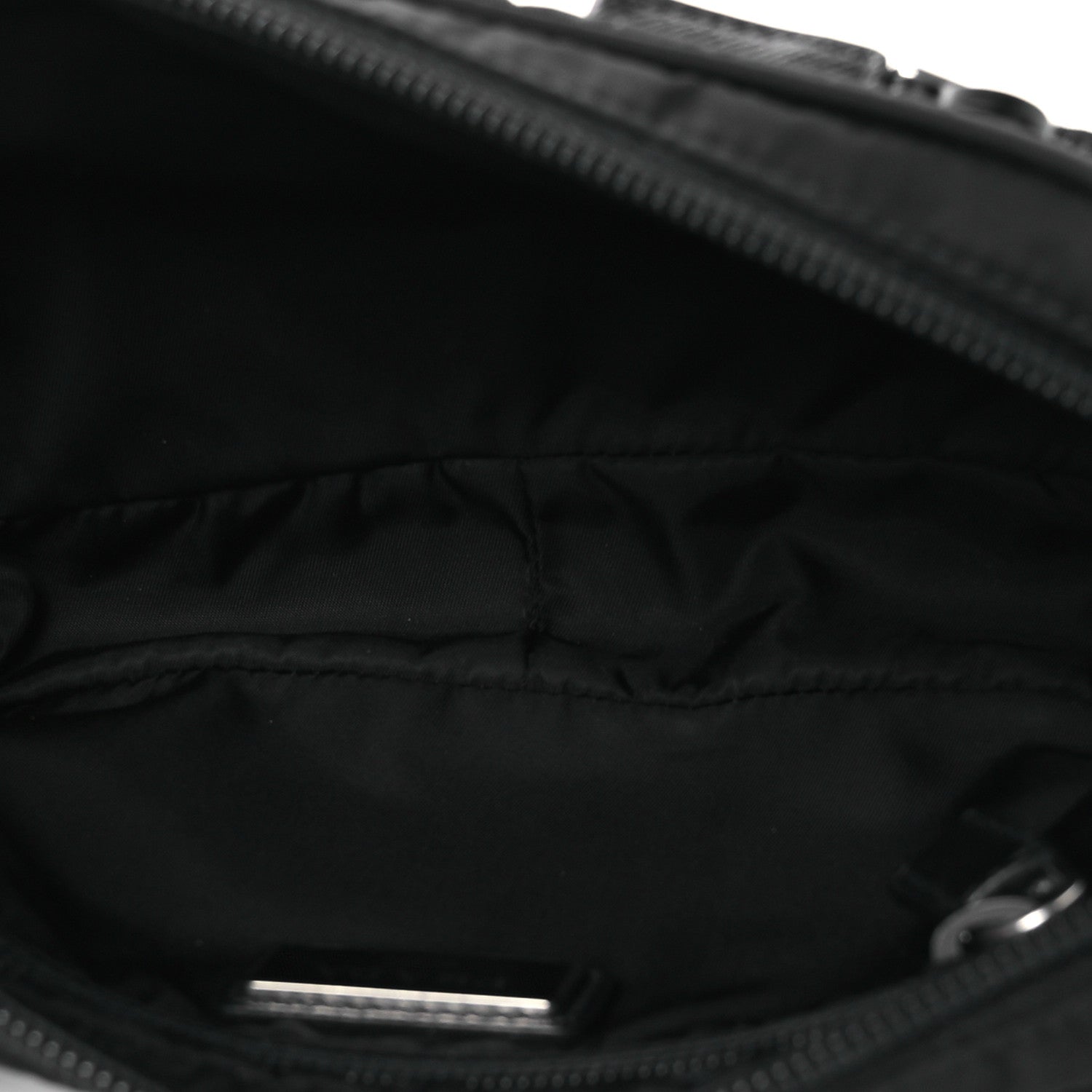 Prada Re-Nylon Saffiano Belt Bag Black 4 of 10