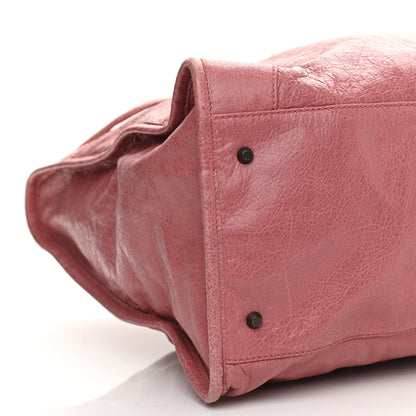 Balenciaga Agneau Classic Hardware Weekender Rose Bruyere 9 of 12