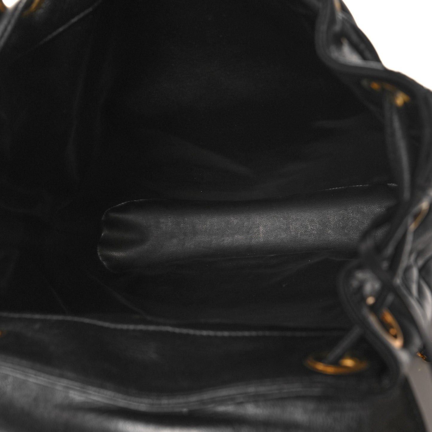 Lambskin Quilted CC Backpack Black