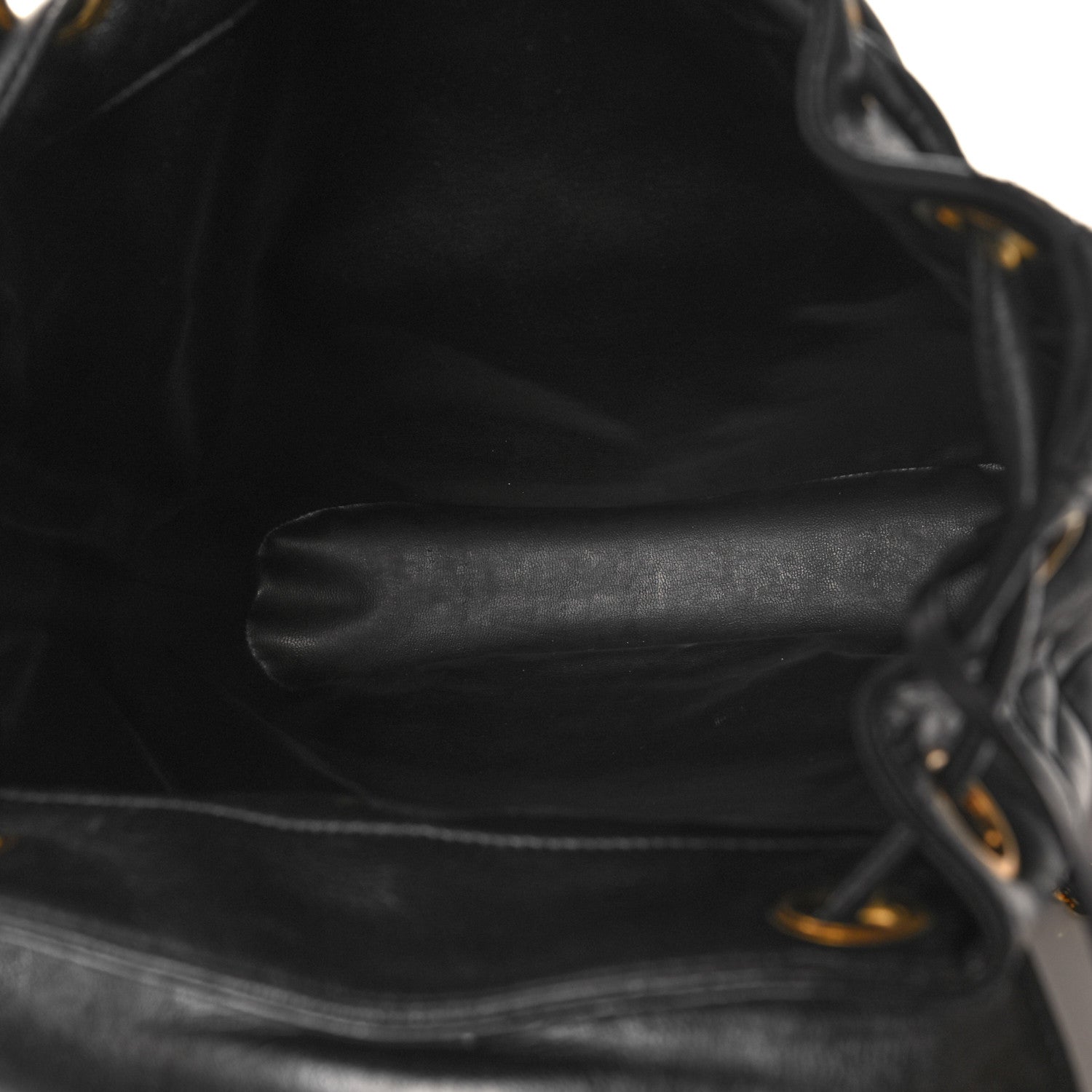 Chanel Lambskin Quilted CC Backpack Black 6 of 15