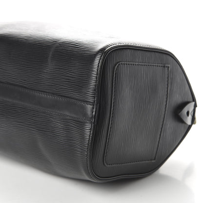 Louis Vuitton Epi Speedy 25 Black 7 of 10