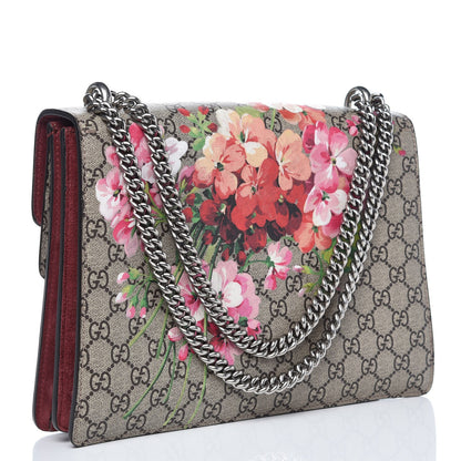 Gucci GG Supreme Monogram Blooms Medium Dionysus Shoulder Bag Beige Multicolor Dry Rose 3 of 10