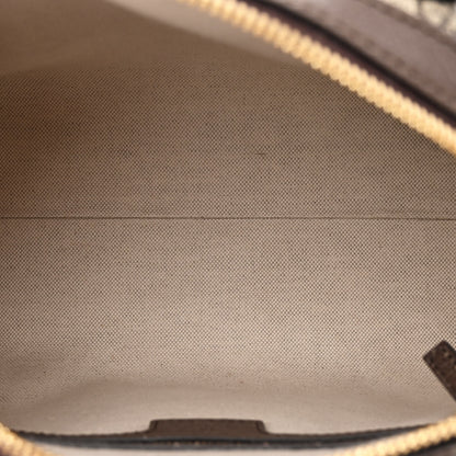 Gucci GG Supreme Monogram Web Small Ophidia Top Handle Bag Beige Ebony 5 of 10