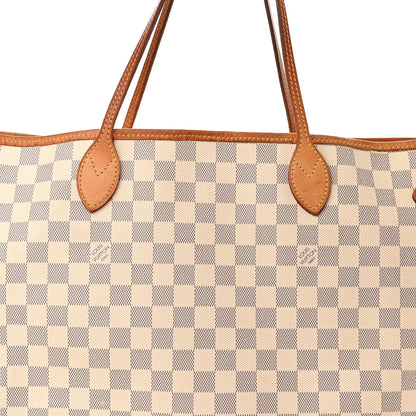 Louis Vuitton Damier Azur Neo Neverfull GM Rose Ballerine 9 of 15