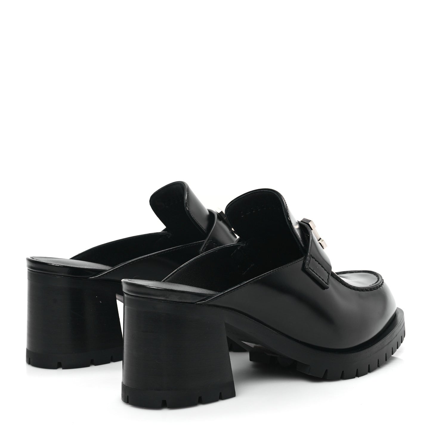 Calfskin Womens Flore 60 Mules 35.5 Black