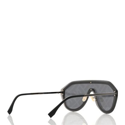 Fendi FF Fabulous Shield Sunglasses FF M0039/G/S Black 4 of 8