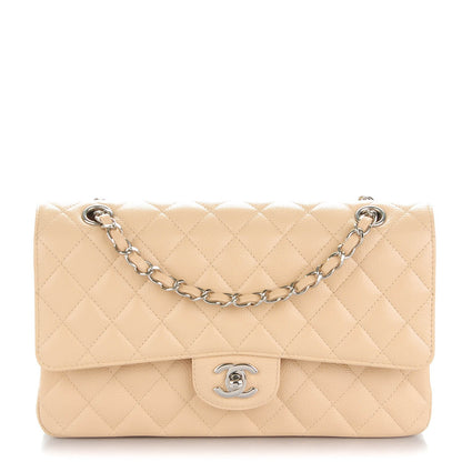Chanel Caviar Quilted Medium Double Flap Beige Clair 1 of 10