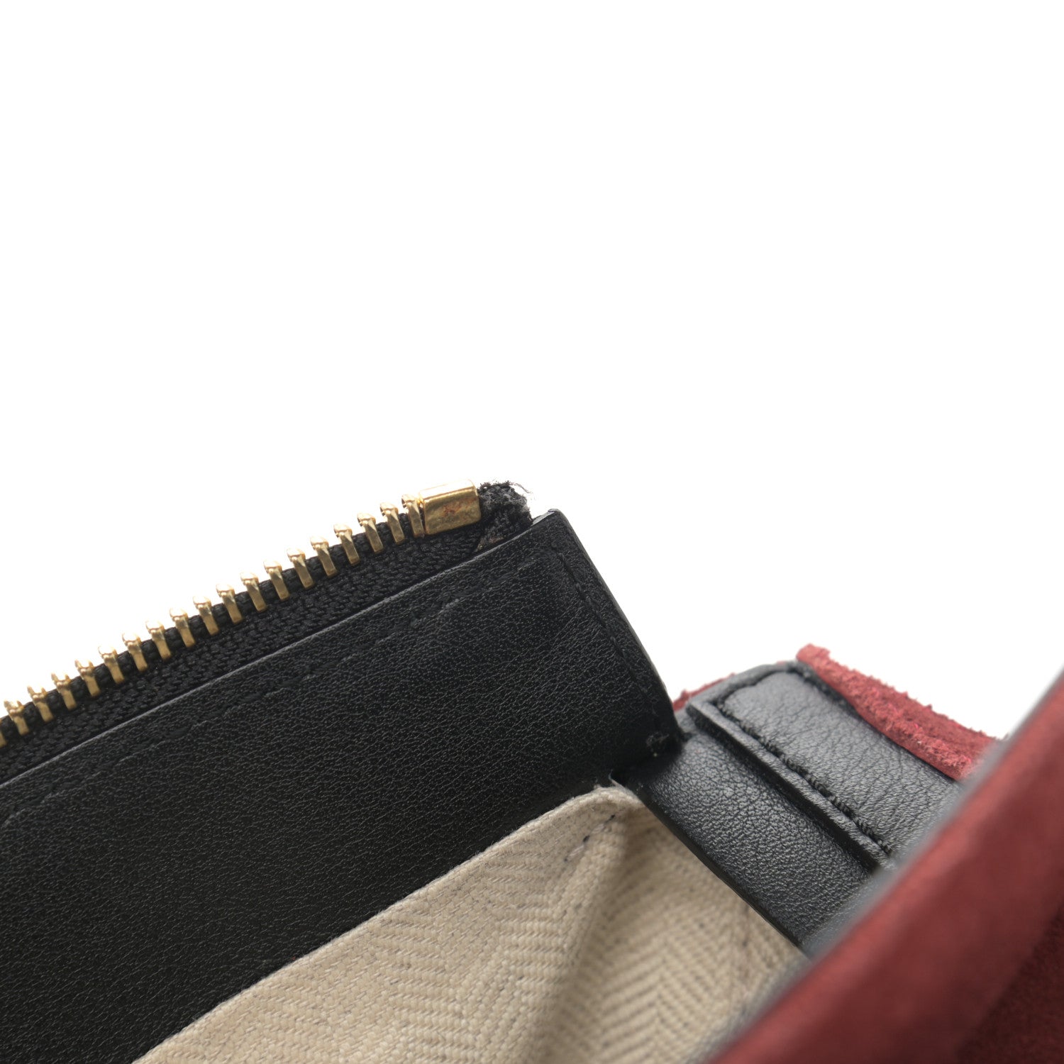 Loewe Suede Medium Puzzle Bag Red 14 of 15