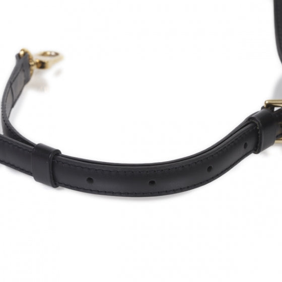 Louis Vuitton ブラック ベルト　エピ Louis Vuitton Epi Adjustable Shoulder Strap Black 21274