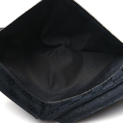 Gucci GG Monogram Double Pocket Belt Bag Black 5 of 12