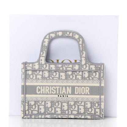 Christian Dior Oblique Mini Book Tote Grey Multicolor 11 of 11