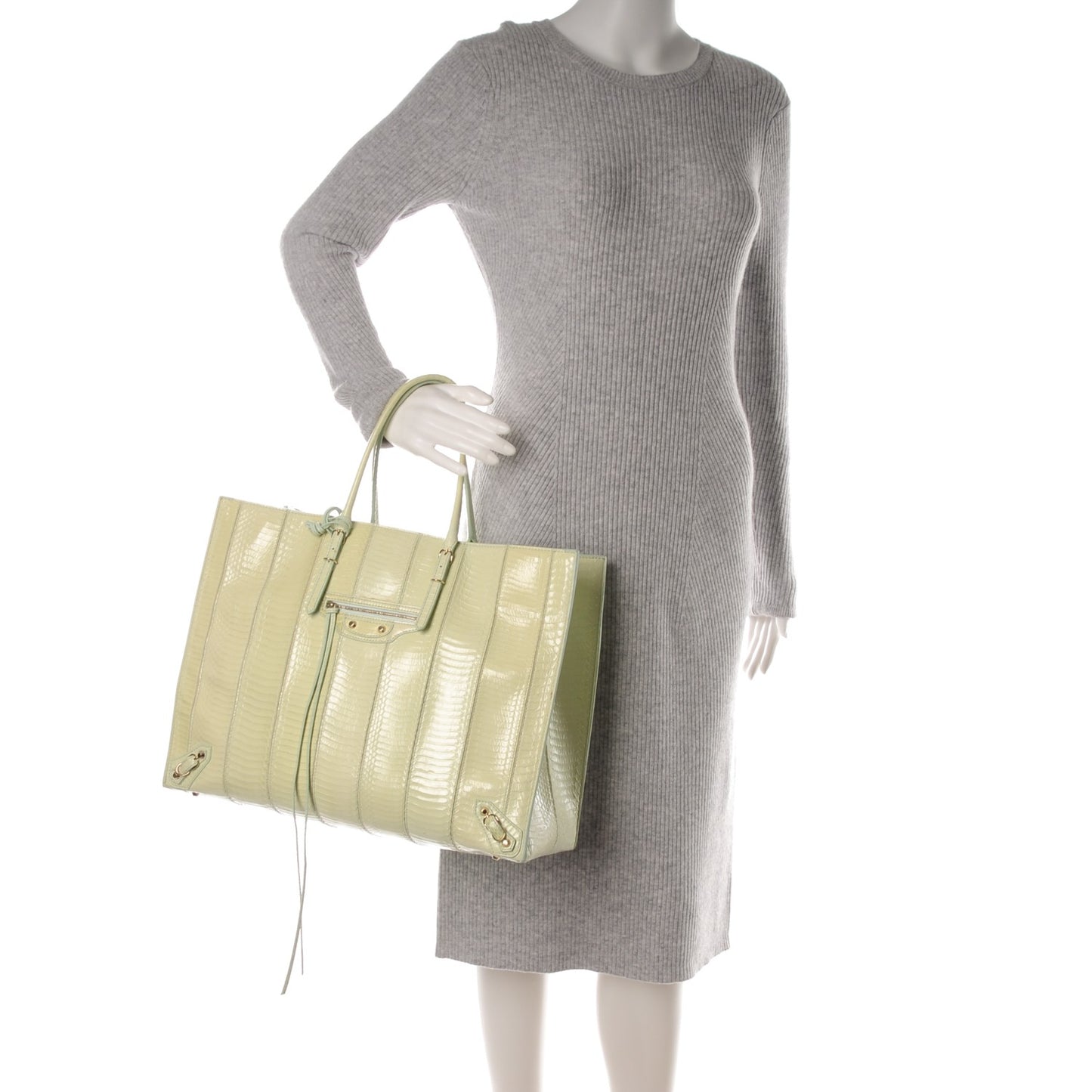 Python Papier A4 Tote Vert