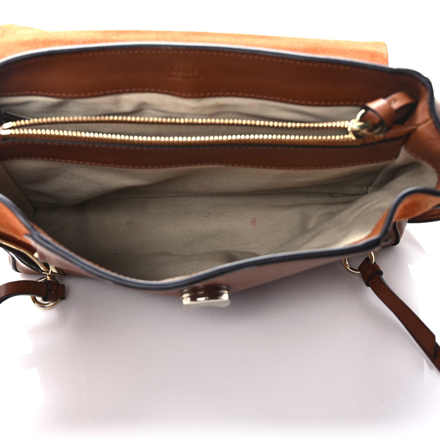 Calfskin Medium Faye Day Shoulder Bag Tan