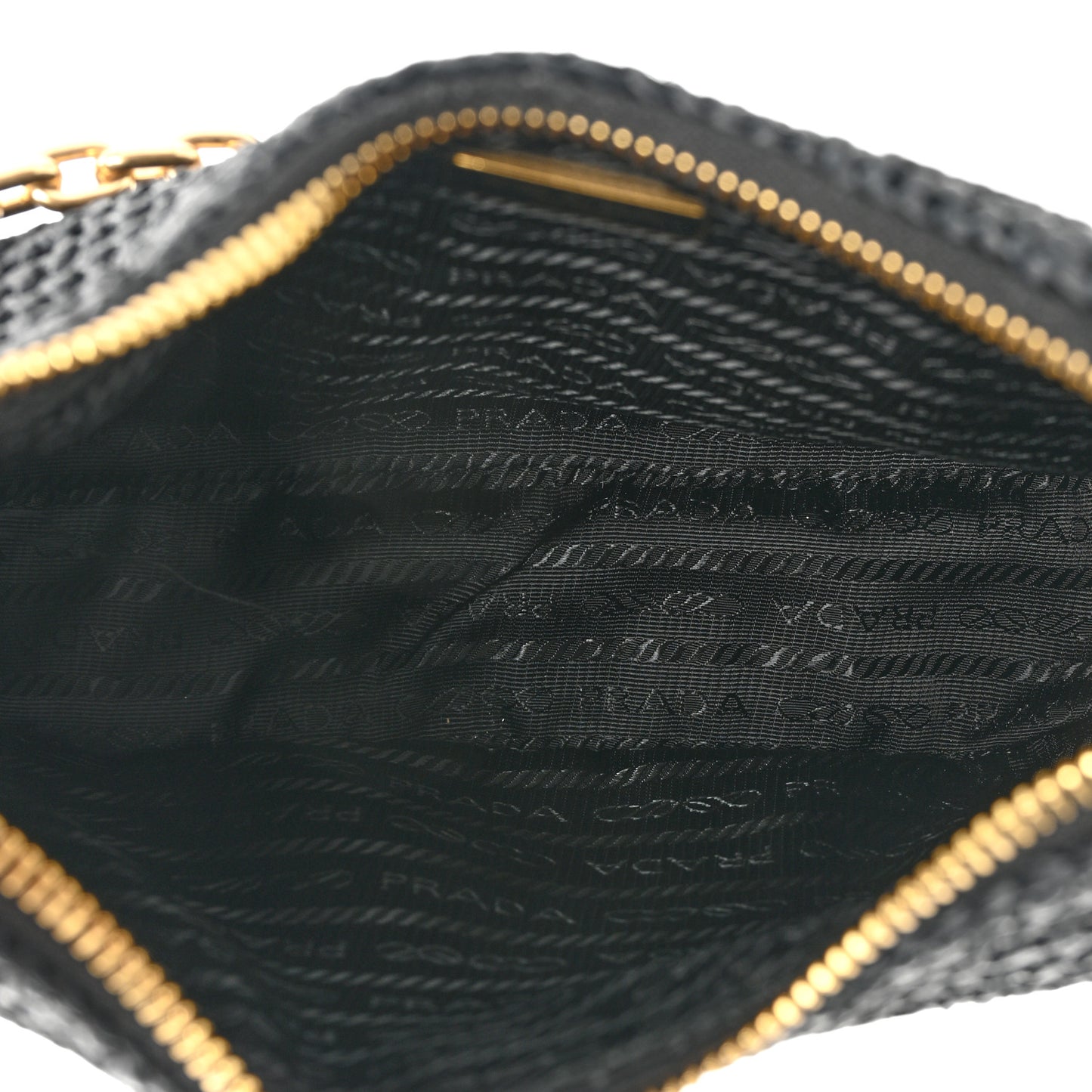 Yarn Raffia Effect Crochet Re-Edition 2005 Shoulder Bag Black